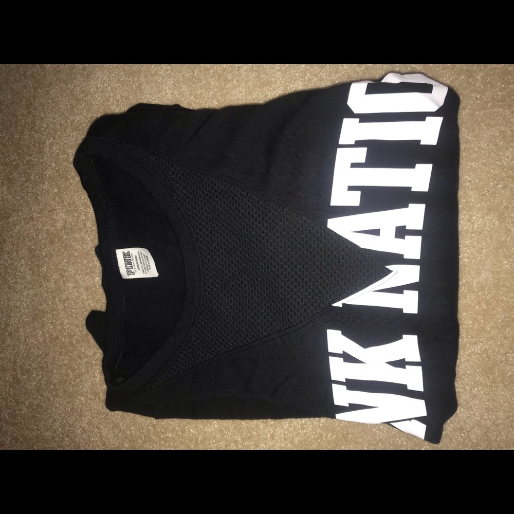 Black Victoria secret pink sweatshirt